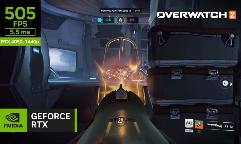 NVIDIA RTX 4090 Overwatch 2 600fps