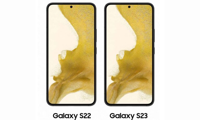 Samsung Galaxy S23 vs S22 Design
