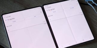 Samsung Galaxy Z Fold 4 Without Screen Film Has Less Visible Crease