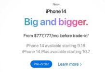 iPhone 14 price glitch