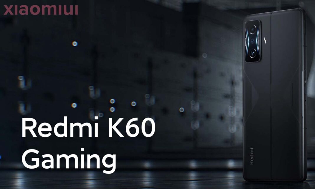 Redmi K60 Gaming First Leak