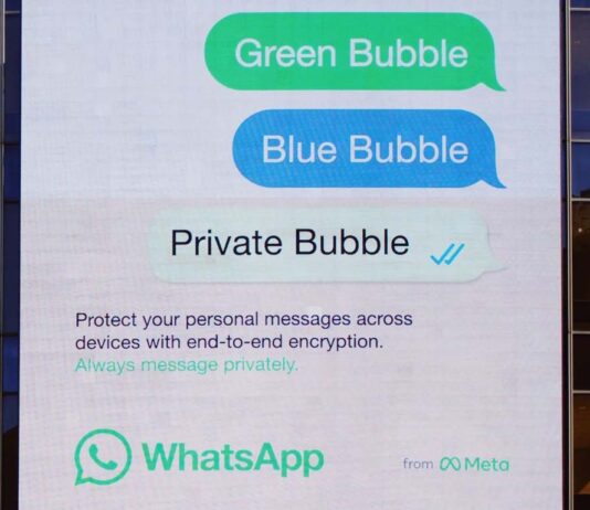 WhatsApp iMessage Apple Meta