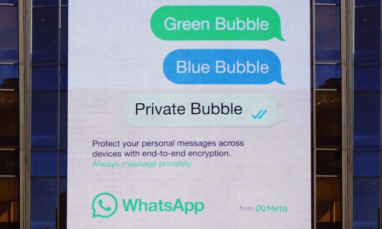 WhatsApp iMessage Apple Meta
