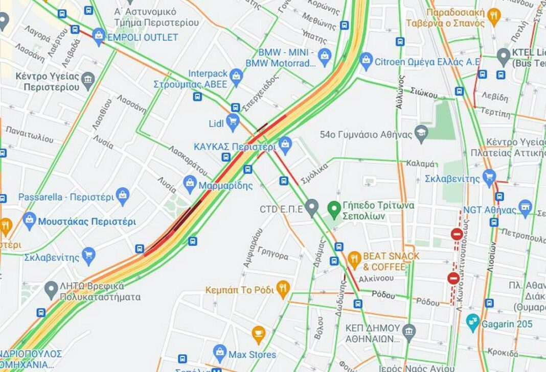 google maps traffic