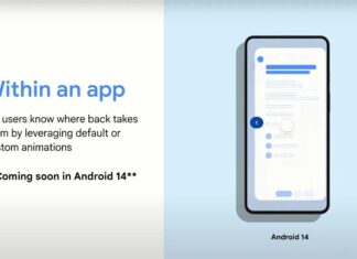 Android 14 Google Android 13 predictive back gesture
