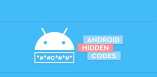 Android Κρυφοί κωδικοί