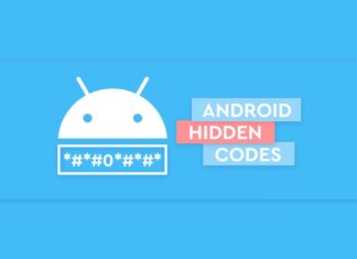 Android Κρυφοί κωδικοί