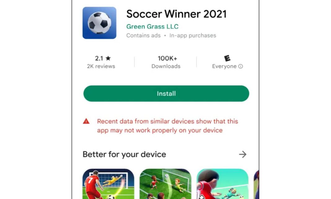 Google Play Store Bad Apps