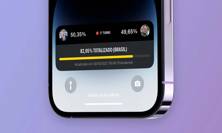 iPhone 14 Pro Max iOS 16.1 Live Activities Dynamic Island Brazilian Election