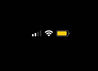 iPhone κίτρινη μπαταρία