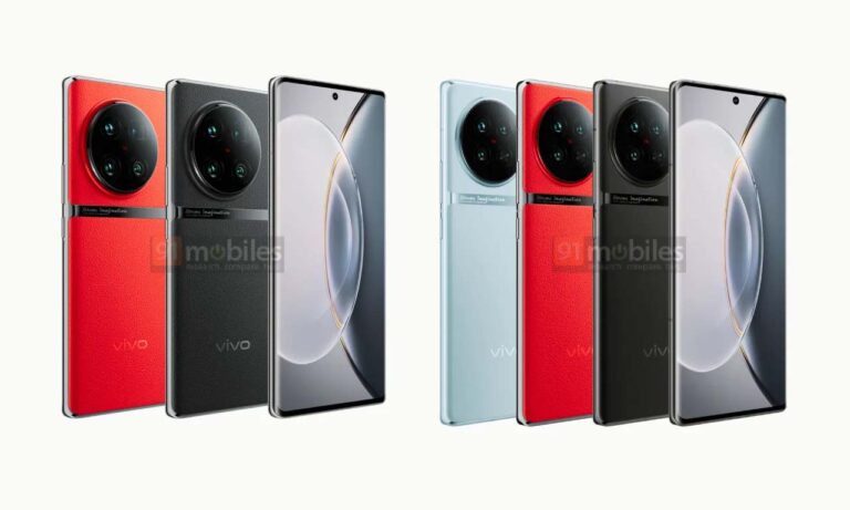 vivo X90 series Pro+ renders