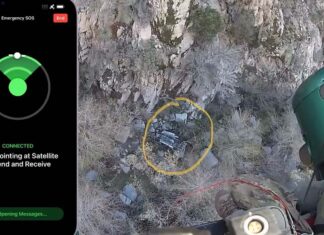Apple iPhone 14 Satellite SOS Crash