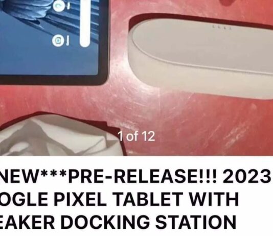Google Pixel Tablet Facebook Marketplace