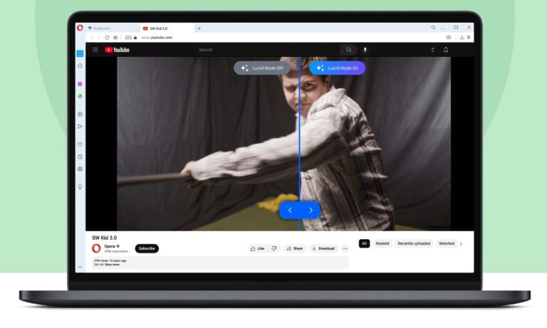 Opera Lucid Mode