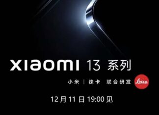 Xiaomi 13 series 11 December