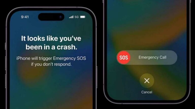 crash detection iphone
