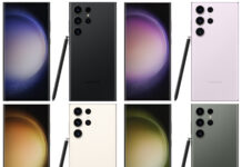 Samsung Galaxy S23 Ultra series press renders