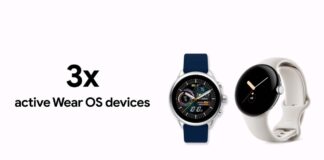 Wear OS 3 Active Users