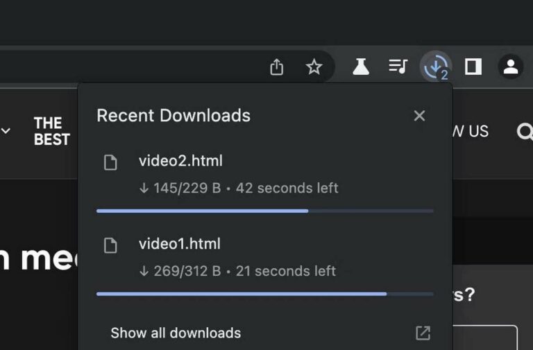 λήψεις αρχείων Google Chrome
