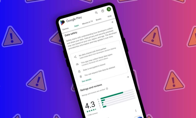 Google Play Store Data Safety