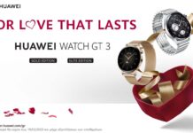 HUAWEI WATCH GT 3 Elite and Gold Valentine