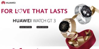 HUAWEI WATCH GT 3 Elite and Gold Valentine