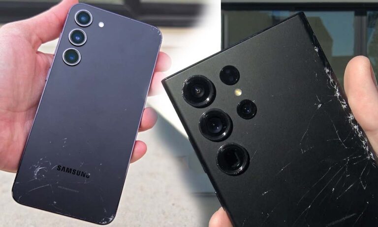 Samsung Galaxy S23 Ultra S23+ Drop Test