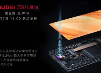 ZTE Nubia Z50 Ultra 4th Gen UDC