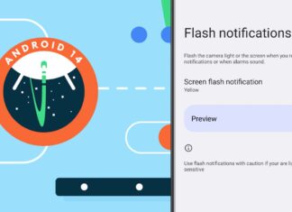 Android 14 Notifications Flash