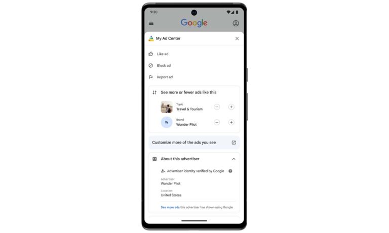 Google Ads Transparency Center