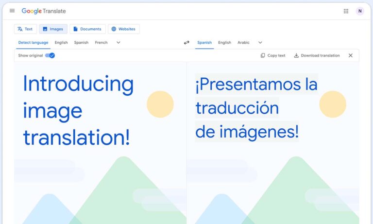 Google Translate Images