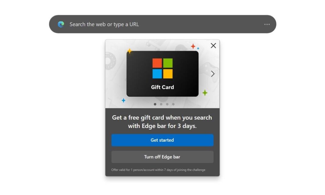 Microsoft Edge Gift Card