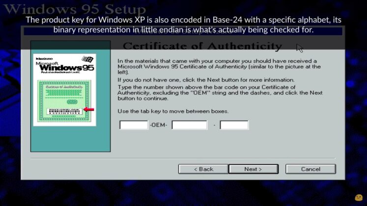 ChatGPT Windows 95 Keys