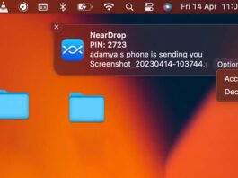 NearDrop macOS Android Nearby Share