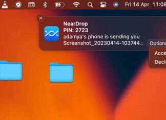 NearDrop macOS Android Nearby Share