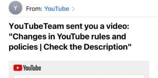 YouTube Scam