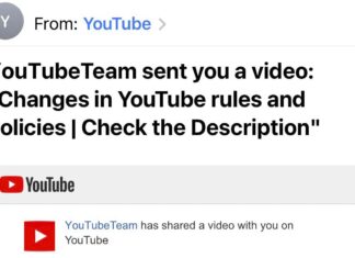 YouTube Scam