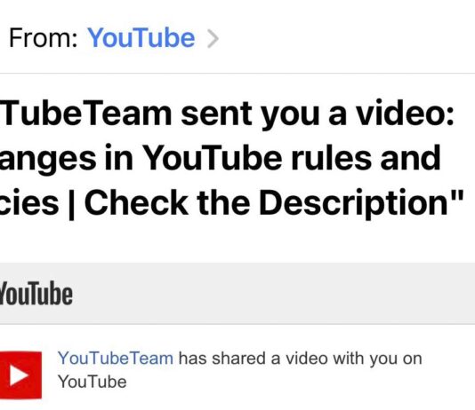 YouTube Scam