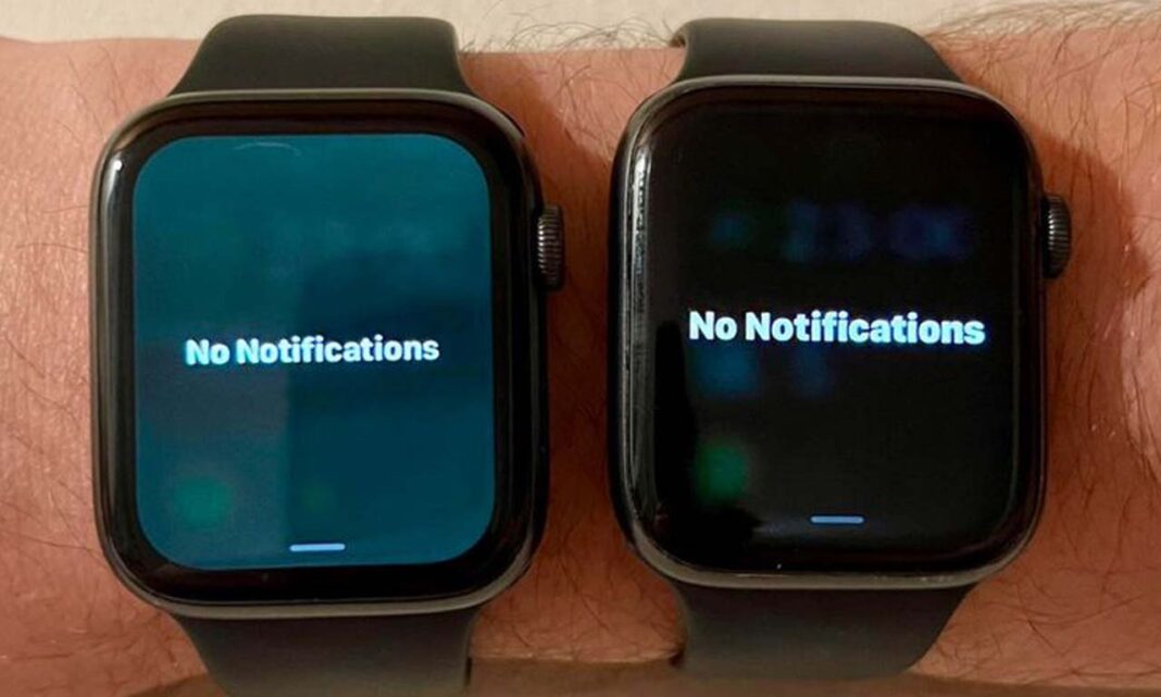 Apple Watch πράσινη οθόνη