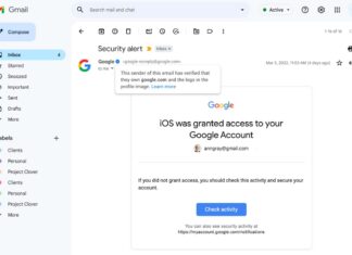 Gmail Google Checkmark