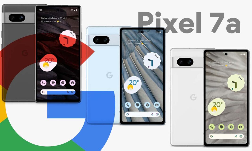 Google Pixel 7a massive leak