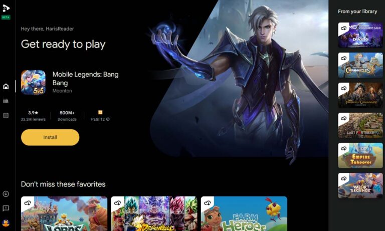 Google Play Games for PC Greece