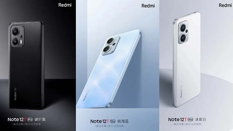 Redmi Note 12T Pro Official Teasers