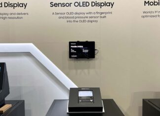 Samsung Sensor OLED Display