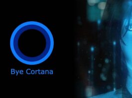 Microsoft Bye Cortana