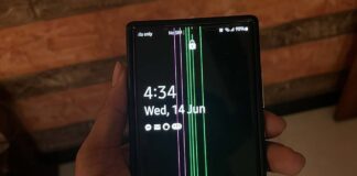 Samsung Galaxy Note 20 Ultra 5G Green Lines