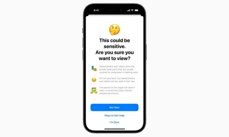 iOS 17 γυμνό ευαίσθητο περιεχόμενο