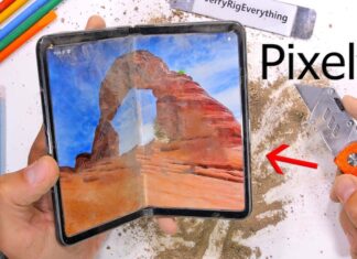 Google Pixel Fold JerryRigEverything