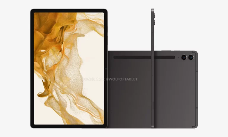 Samsung Galaxy Tab S9 FE+ and FE renders
