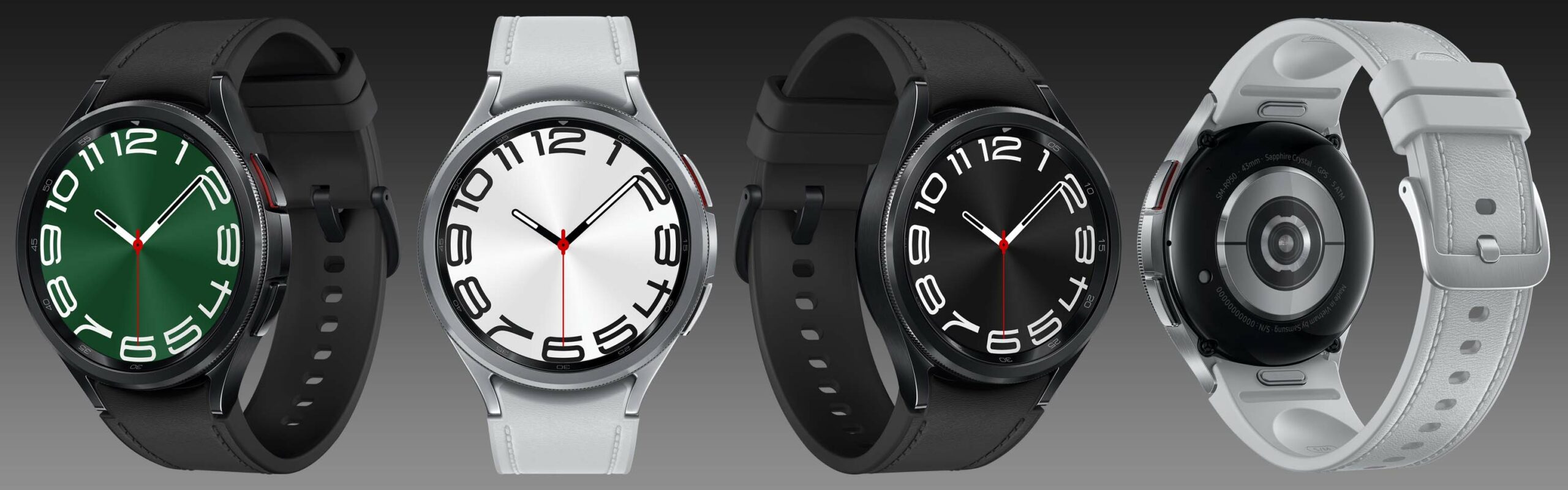 Samsung Galaxy Watch 6 and Watch 6 Classic Official Renders